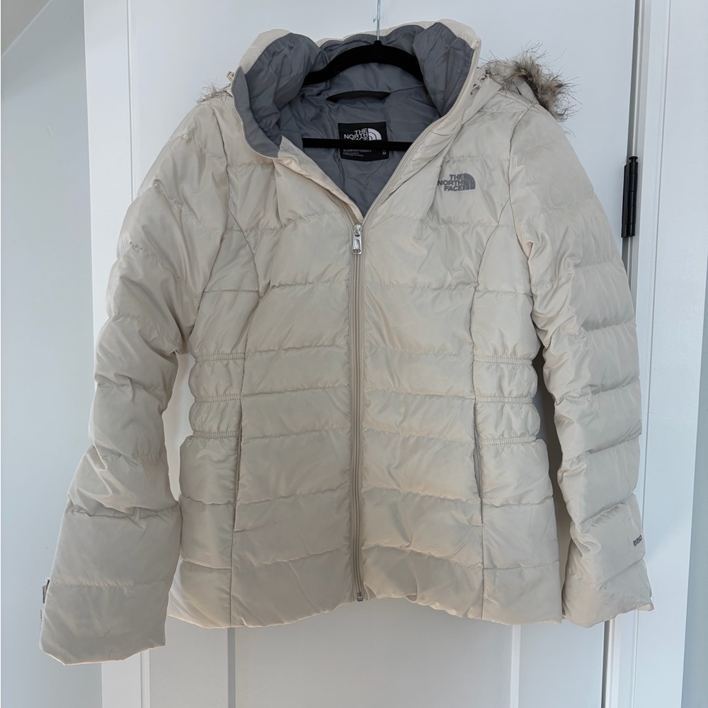 The North Face Women's Off-White Puffer Jacket